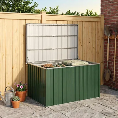 Obrázek produktu pro vidaXL Zahradní box zelený 149x99x93 cm