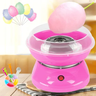 Produktbild von Zuckerwattemaschine Zuhause Zuckerwattegerät mit 10 Stäbchen & Messlöffel Kinder Party