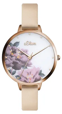 Produktbild von s.Oliver Damen Uhr Armbanduhr Leder SO-3536-LQ