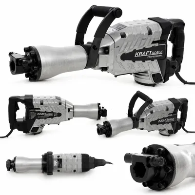 Produktbild von Kraft&Dele Abbruchhammer 3200W 65J Stemmhammer SDS-HEX Meißelhammer Schlaghammer + Koffer