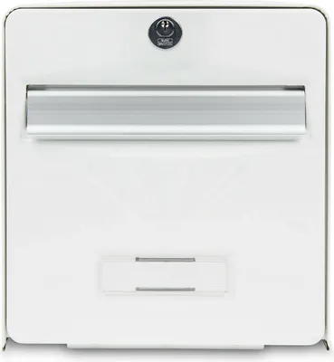 Image de Boîte aux lettres burg-wachter blanc acier inoxydable galvanisé 36,5 x 28 x 31 cm