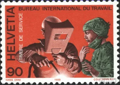 Produktbild von Briefmarken Schweiz 1988 Mi ILO109 (kompl.Ausgabe) postfrisch Sondermarken