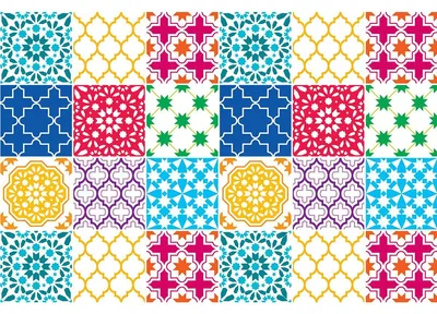 Obrázek produktu pro Samolepicí obkladové nálepky do kuchyně a koupelny – 24 cementových obkladových nálepek Azulejos Cypria – 24 nálepek o rozměrech 15 x 15 cm