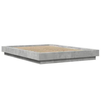 Produktbild von Bettgestell Betongrau 120x200 cm Holzwerkstoff