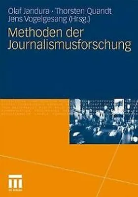 Obrázek produktu pro Methoden der Journalismusforschung