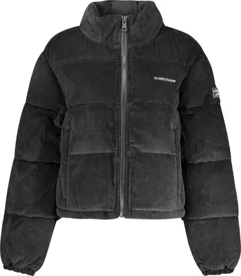 Produktbild von Elegante Damenjacke Schwarz mit Stickerei & Reißverschluss