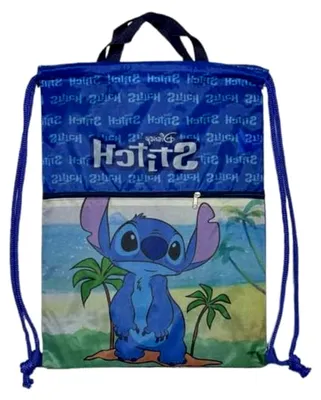 Produktbild von Rucksack mit Kordelzug im Lilo & Stitch Design, 45 x 33 cm