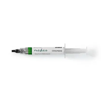 Obrázok produktu pre Nedis COOLP400SI, Teplo-vodivá pasta, 4,63 W/m·K, Strieborná, 3,15 g/cm³, -30 - 280 °C, 116 mm