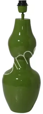 Obrázok produktu pre Stolná lampa "Leaf", zelená, smaltovaná, rozmery: 19x19x55 cm