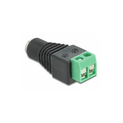 Productafbeelding van Delock 65421 Adapter Terminalblock 2Pin -> DC 2,1 x 5,5mm Buchse