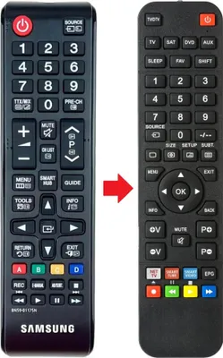 Produktbild von Fernbedienung passend für SAMSUNG BN5901175N | LE19C430C4W | TM1240A