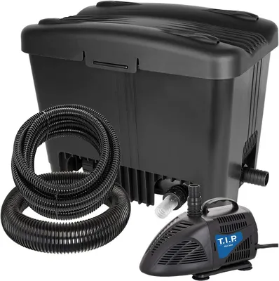 Imagen del producto de Filtro para estanque WDF 10000 UV 11 30495, para estanques de hasta 10.000 litros, con lámpara UV-C de 11 vatios, tecnología de funcionamiento en húmedo y seco, y con diferentes niveles de eficiencia