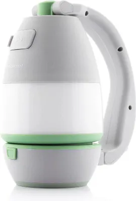 Obrázek produktu pro Nabíjecí kempingová lampa, LED svítilna 1500 mAh, dosvit 200 m, skládací, lehká, zelená