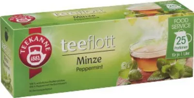 Produktbild von Teekanne Teeflott Pfefferminztee 25x3,5g