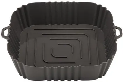Image de Lot de deux moules en silicone pour friteuse à air chaud - gris