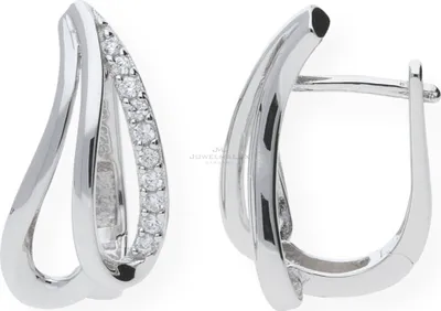 Produktbild von JuwelmaLux Creolen 925 Silber mit Zirkonia JL10-06-0319