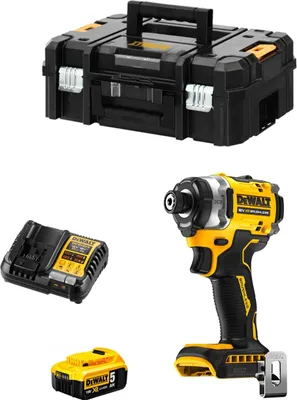Produktbild von Schlagschraube DeWALT DCF860P1 (1 x 5,0 Ah + DCB1104 + TSTAK II)