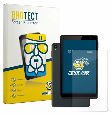 Produktbild von BROTECT Schutzglas für Logicom Tab 80 8" (Display+Kamera) Schutzfolie Panzer Folie Glas Display Schutz klar