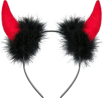 Produktbild von Balinco Teufelsohren Teufel Ohren Haarband Haarreifen Fasching Karneval Halloween Party Kostüm Haarschmuck Stirnband Headwear Hörner