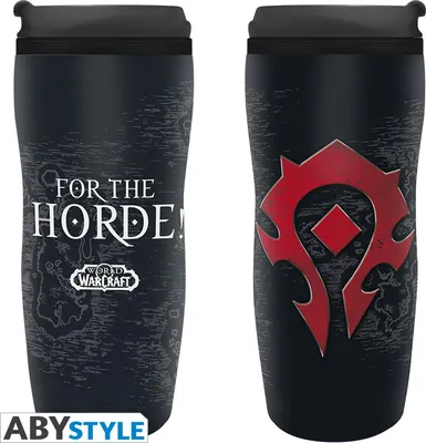 Produktbild von WORLD OF WARCRAFT - Travel Tasse/Becher Horde
