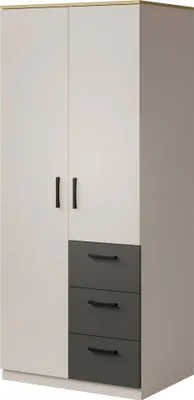 Obrázek produktu pro Skříň se zásuvkami Billz 2D3S 80 Kašmír/Dub Cremona
