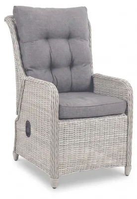 Produktbild von Verstellbarer Gartenstuhl | Dublin | Mystic Grau  | Rattan | 2er Set