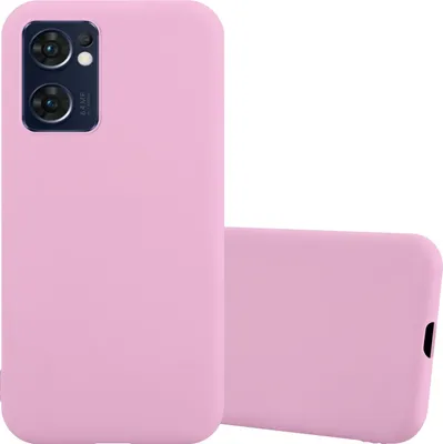 Produktbild von Cadorabo Hülle für Oppo FIND X5 LITE / Reno7 5G Schutzhülle in Rosa Handyhülle TPU Silikon Etui Case Cover
