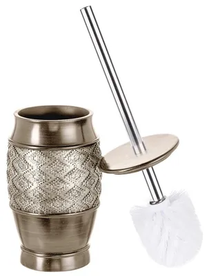 Produktbild von Omgoods – Dekoratives Toilettenbürstenset mit Halter in stilvollem Design