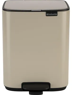 Produktbild von Brabantia Bo, 7 l, Rechteckig, Stahl, Beige, Kunststoff, Terrasse