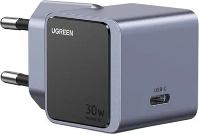 Immagine prodotto di Ugreen Nexode S 30W USB-C GaN Fast Charger EU grigio Telefono cellulare, Power bank, telefono Grigio AC Interno