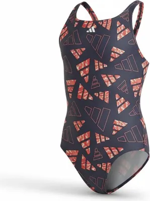 Produktbild von adidas Mädchen AOP Bars Suit G Schwimmanzug, Tinley/Rojbri, 7 años