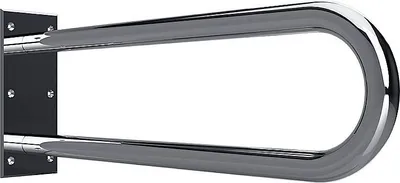 Produktbild von BELP Stützgriff in U-Form Edelstahl poliert 100x250x766 mm, 120 kg Traglast für Bad & WC >> zum Bohren