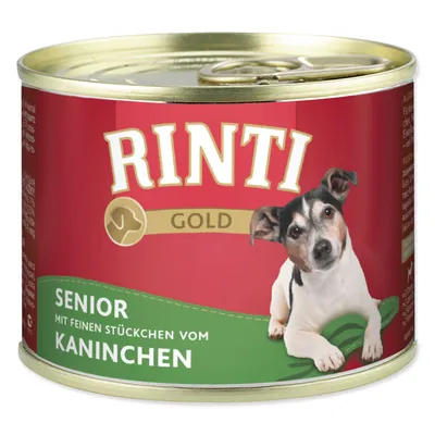 Produktbild von RINTI Gold, Senior, jede Rasse, Kaninchen, 185 g, Ohne Soja
