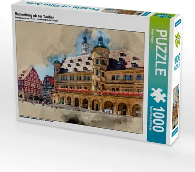 Produktbild von Calvendo Rothenburg ob der Tauber 1000 Teile Puzzle quer 640x480mm, Roder Peter; 7438881
