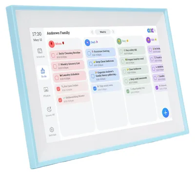 Produktbild von Intelligenter digitaler Kalender mit 10,1-Zoll-Touchscreen, WLAN, interaktiver Aufgabenliste, Familienplaner und elektronischem Fotorahmen für zu Hause