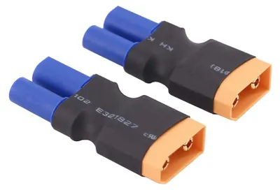 2er-Pack XT90 Stecker auf EC5 Buchse Adapter