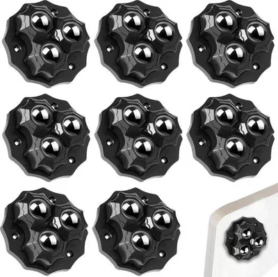 Produktbild von Kleine starke Kugellager Räder schwarz 8 Stück