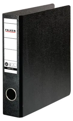 Produktbild von Falken Ordner N50 11285889 DIN A5 hoch 50mm Hartpappe schwarz