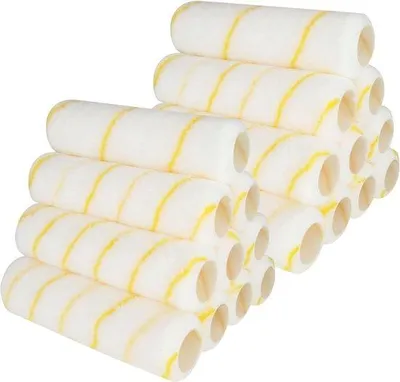 Obrázek produktu pro 20 kusů žlutých válečků 23 cm – malířské potřeby