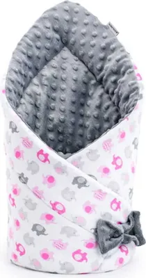 Produktbild von Babyhorn minky 80x80 cm Elefanten aus Rosen / Bocioland