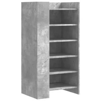 Produktbild von vidaXL Schuhschrank Betongrau 52x37,5x100 cm Holzwerkstoff