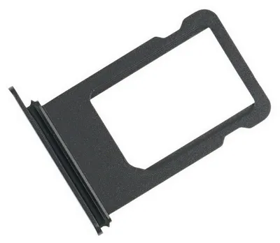 Produktbild von iPhone 8 Sim Karten Halter Tray Fach, Schwarz