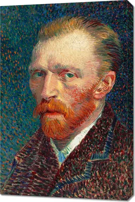 Image de Tableau 60 x 90 cm « Autoportrait », Van Gogh Vintage pour le salon