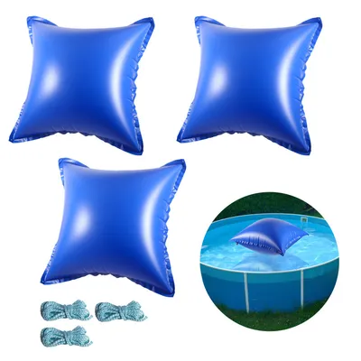 Obrázok produktu pre Aopunly 3ks bazénový vankúš 122 x 122 x 60 cm bazénový zimný vzduchový vankúš, bazénový vzduchový vankúš, polstrovanie, zimný vankúš na zimné zazimovanie bazéna