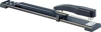Image de 1-PACK Agrafeuse à bras long LONG REACH PLUS, entièrement métallique, jusqu'à A3 max., 35 feuilles, noir