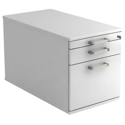 Produktbild von SIGNA TC20 CE - Rollcontainer Weiß mit Hängeregistratur Chromgriff Metall