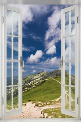 Produktbild von Wallario Outdoor-Poster für Garten oder Balkon 61 x 91,50 cm: Alpenluft