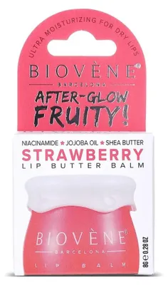Image de Biovene, fraise et niacinamide, baume à lèvres, 8 g