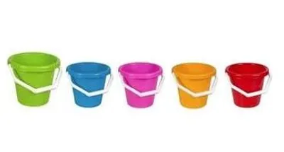 Produktbild von Robuster Sandkübel 20 cm für Kinder zum Spielen im Strand, Sandkasten und Garten