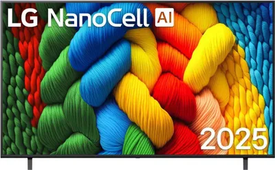 Obrázek produktu pro LG NanoCell AI NANO80 55NANO80A3B, 139,7 cm (55"), 3840 x 2160 px, LED, Smart TV, Wi-Fi, ern
